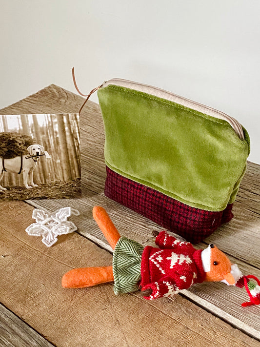 Cositas Bag Green Velvet